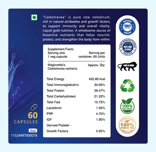 COLOSTRAVEA IMMUNITY SUPPLEMENT